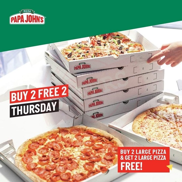 papa johns promo code online