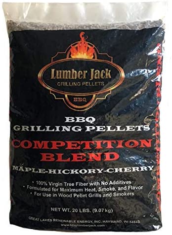 Lumber Jack Competition Blend Maple Hickory Cherry BBQ Grilling Pellets