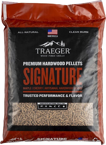 Traeger Grills Signature Blend 100% All Natural Wood Pellets for Smokers and Pellet Grills