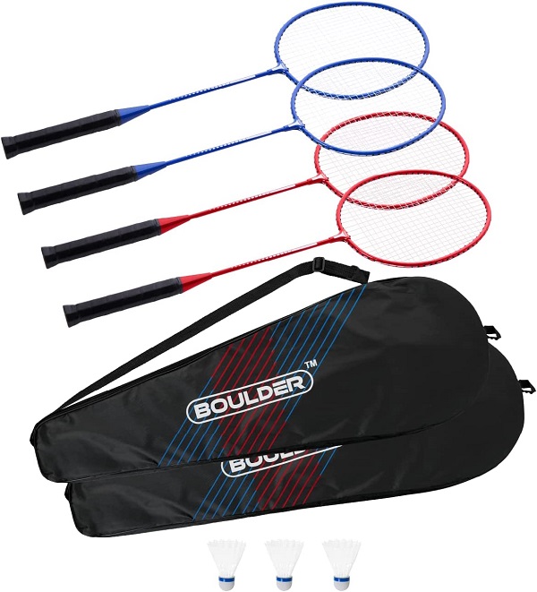 boulder sports portable badminton racket