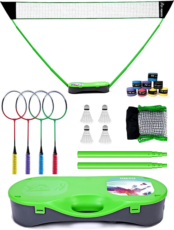 peak fits portable badminton racket