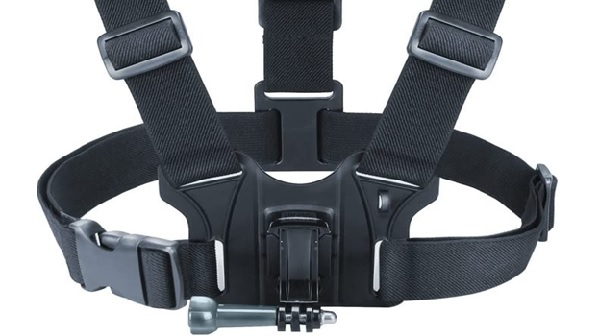 usa gear action camera chest mount
