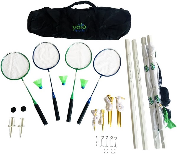 yolo sports portable badminton racket